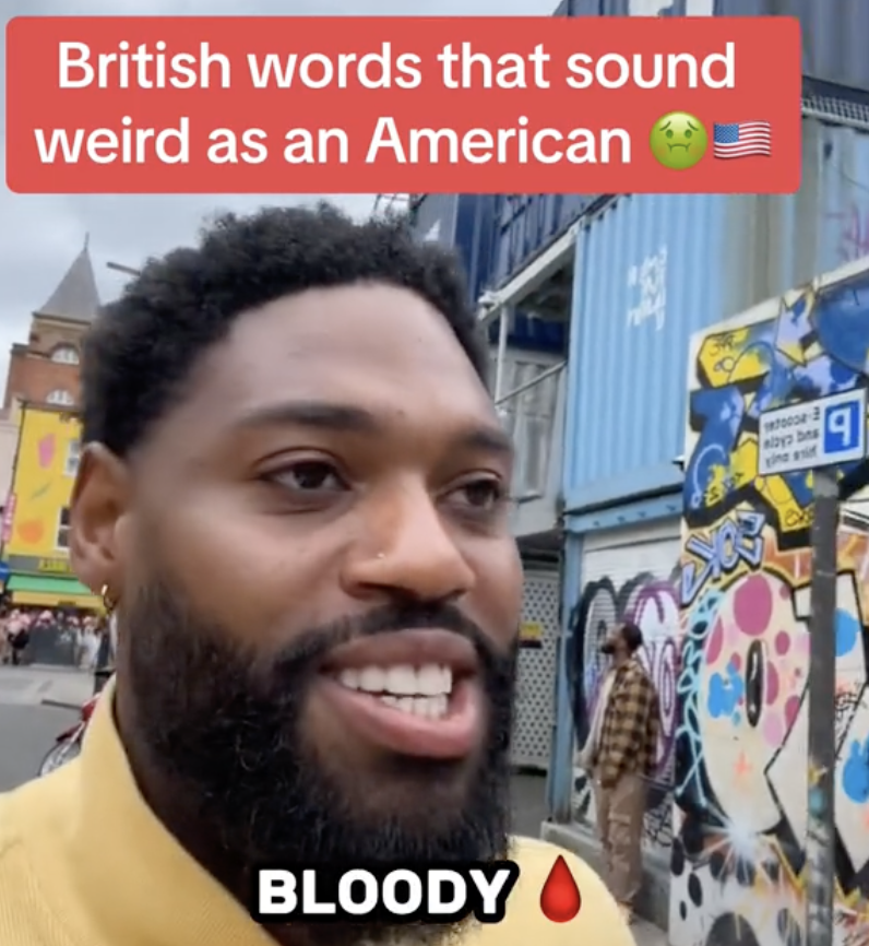 Man speaking in a TikTok video